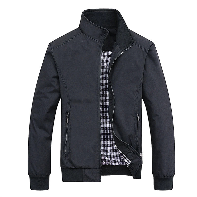 2024 Spring Autumn Casual Solid Fashion Jacket man