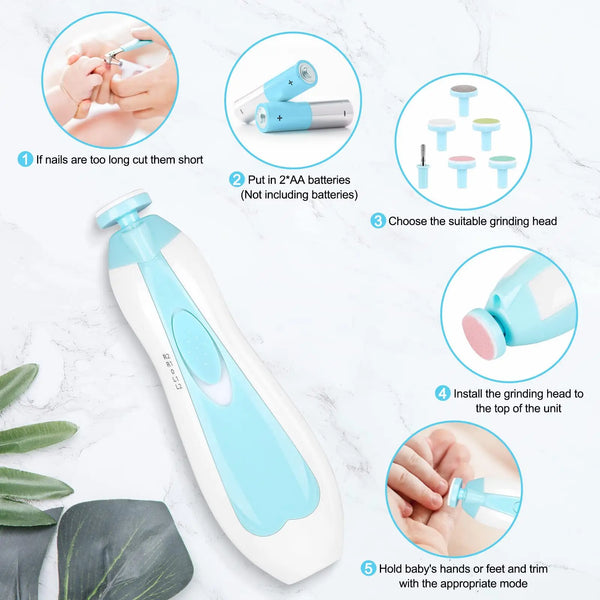 Multifunctional Electric Nail Trimmer for Babies