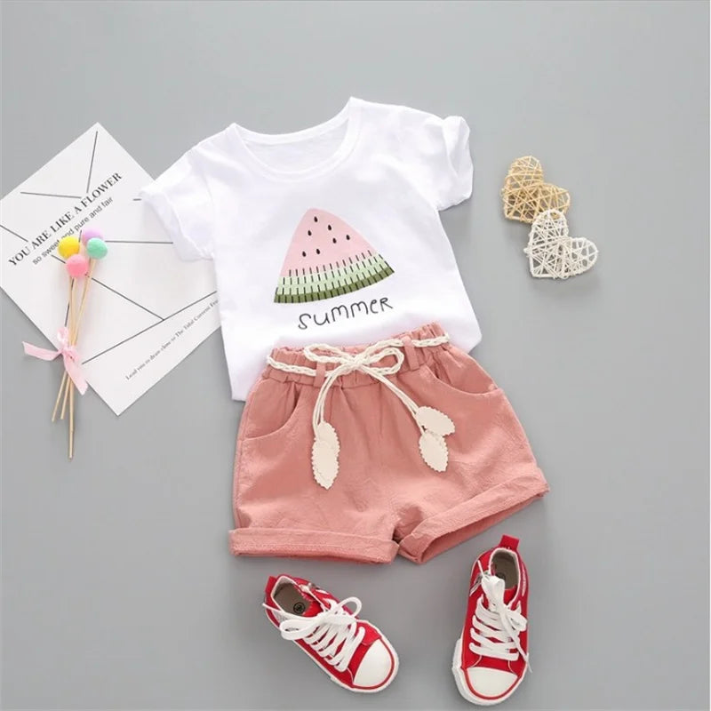 Girls' Clothing Set Red