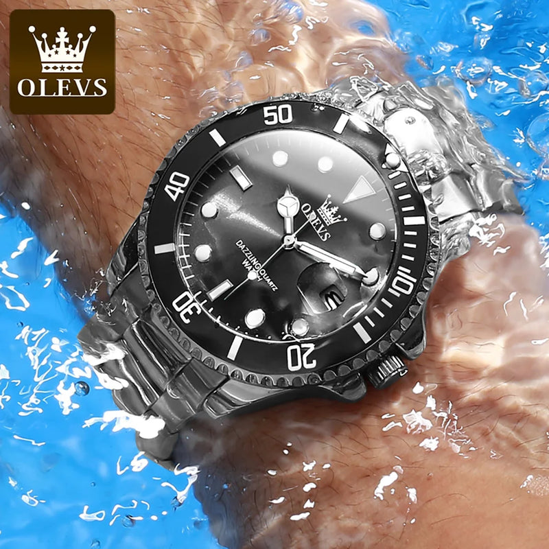 OLEVS Luxury Brand Watch for Men Waterproof