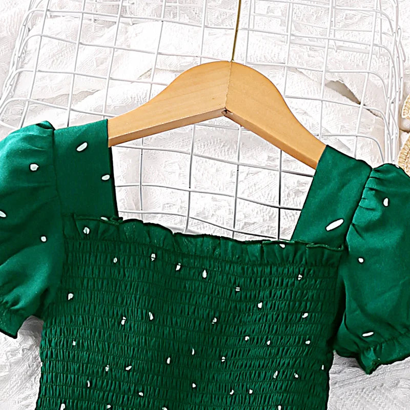 Children's Dress Green