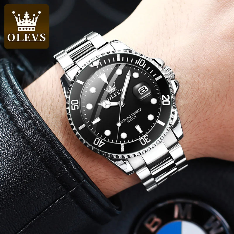 OLEVS Luxury Brand Watch for Men Waterproof