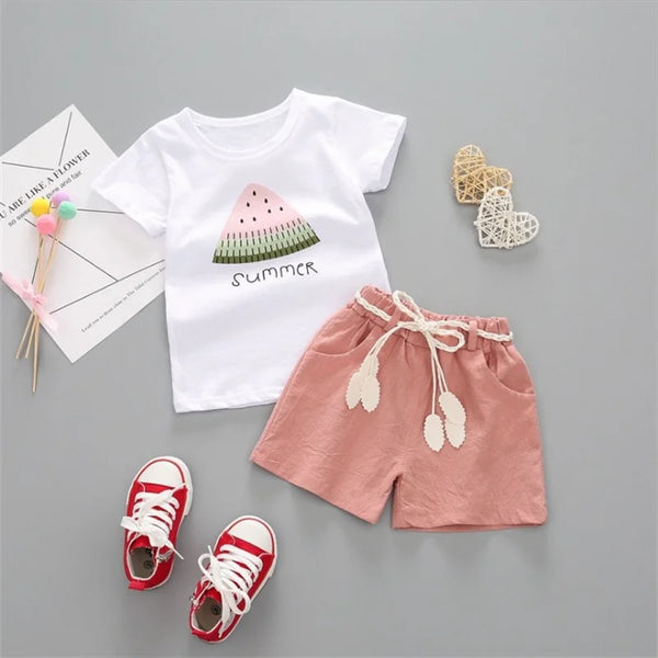 Girls' Clothing Set Red