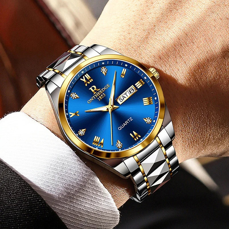 Fashion High-end Luxury Men's Watches Waterproof