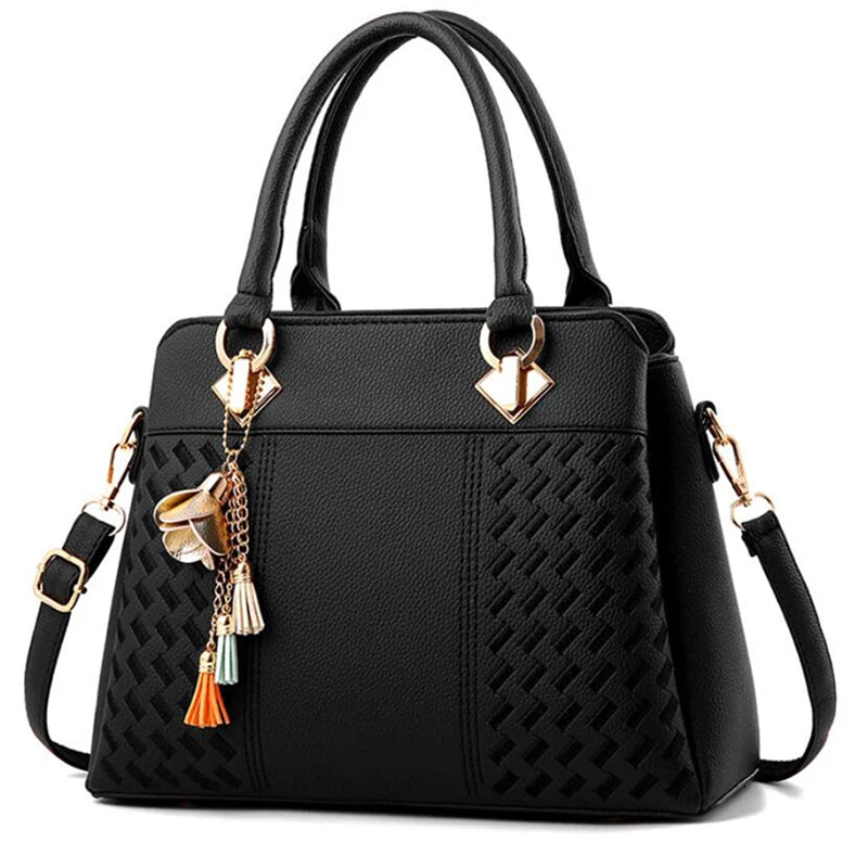 Grace Brown Shoulder Bag Black