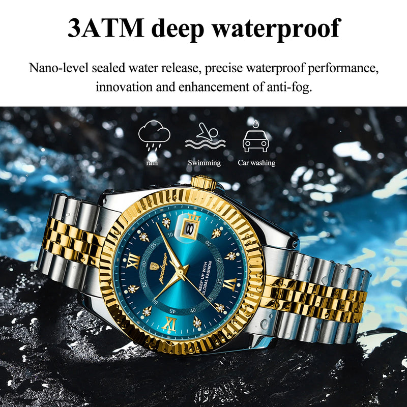 POEDAGAR Luxury Sport Wrist Watch For Man Waterproof