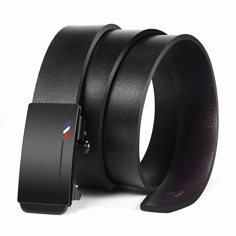 Belt men's high quality toothless automatic buckle Casual